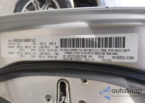 2010 Dodge Ram 2500 Slt из США, поврежденный, VIN 3D7UT2CL8AG172306